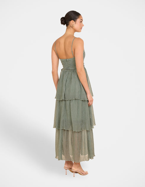 Regina Ruched Maxi Dress
